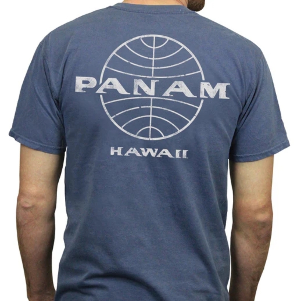 Malibu Shirts Pan Am Globe Logo T